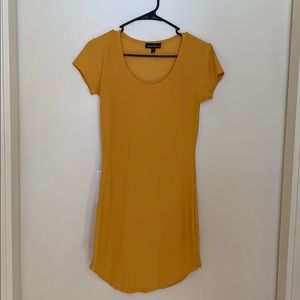 Mustard yellow dress